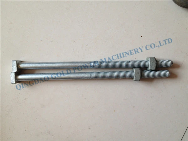 Square Head Machine Bolt With Square Nut